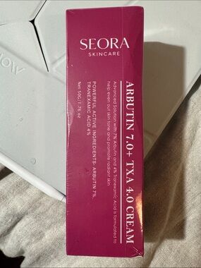 Seora Skincare Arbutin 7.0 + TXA 4.0 Cream — Pink Brightening Treatments